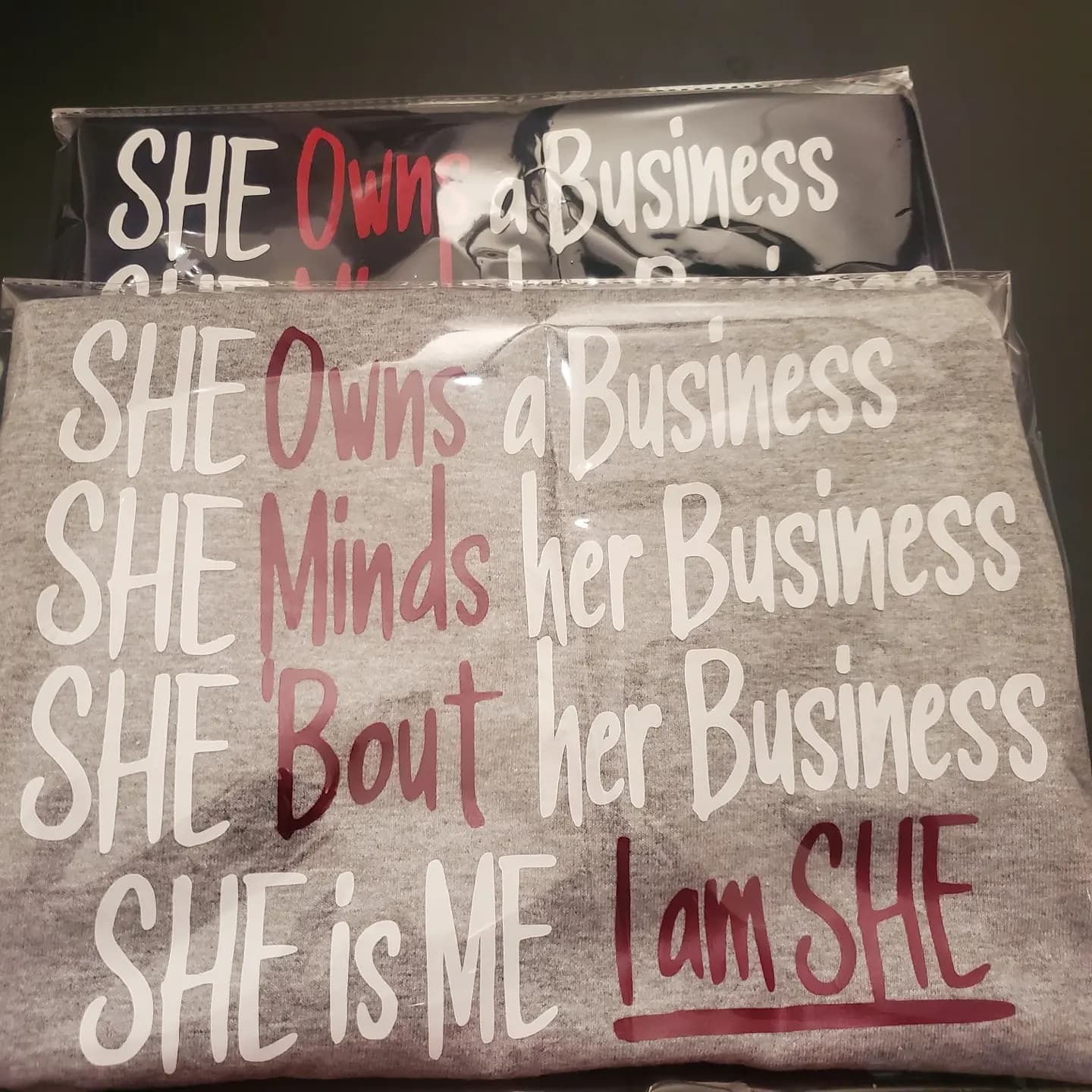 She Owns a Business Tee